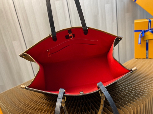 ルイヴィトンバッグ角部分ディテール